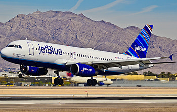 JetBlue Airways, Airbus A320, by Tom's Del Coro, Aircraft HD wallpaper