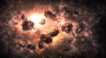 Universe, Shine, Light, Nebula, Explosion HD wallpaper