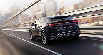 Black Lamborghini Urus Rear Side 2018, lamborghini-urus, lamborghini, 2018-cars, suv, cars HD wallpaper