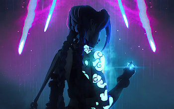 Jinx (League Of Legends) , Jinx Arcane HD wallpaper