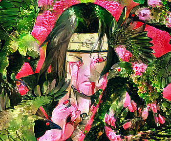 Artwork, Naruto, Uchiha Itachi HD wallpaper