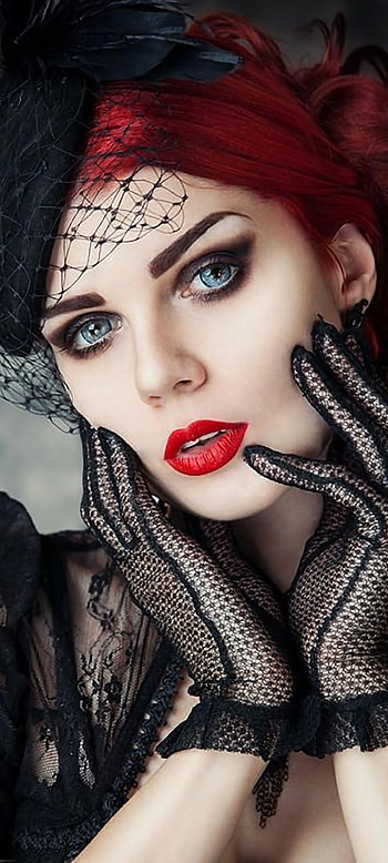 La Femme Fatale, eye, nose, face, lips, woman, beauty HD phone wallpaper
