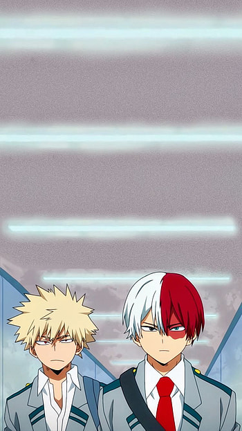 Bakugo y shoto, my hero academia HD phone wallpaper