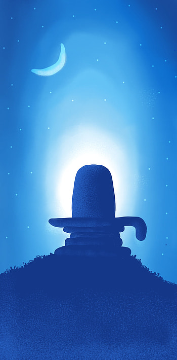 Shiva's Night, Shivratri, Mahadev, Moon, Shiv, Devotional, Spiritual, Bholenath, Shivaratri, God, Shiva HD phone wallpaper