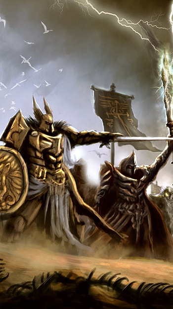 Warriors, Undead Army Art HD phone wallpaper