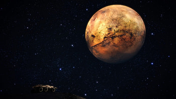 Lunar Sky, planets, sky, 3D, stars, lunar, moons HD wallpaper