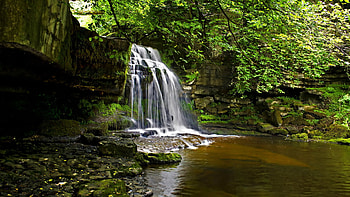 Landscape, Nature, Waterfalls HD wallpaper
