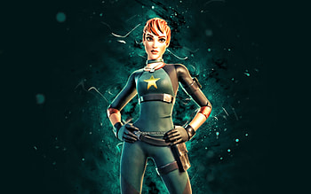 Sandshark Striker Sandshark Driver, , blue neon lights, Fortnite Battle Royale, Fortnite characters, Sandshark Striker Sandshark Driver Skin, Fortnite, Sandshark Striker Sandshark Driver Fortnite HD wallpaper