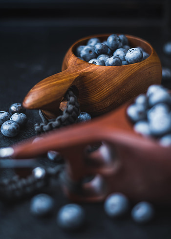 Food, Tablewares, Bilberries, Berry, Fruit HD phone wallpaper