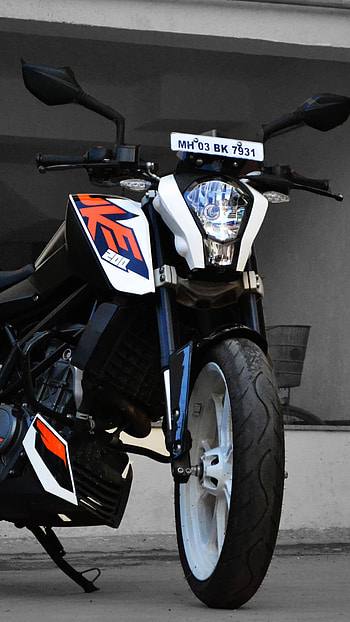 Ktm Rc 200, Blue Bike, duke HD phone wallpaper