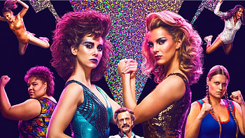 GLOW Netflix, Vibrant , TV show backgrounds, Retro aesthetic HD wallpaper