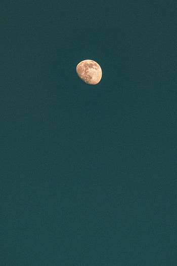 Sky, Universe, Moon, Evening, Satellite HD phone wallpaper