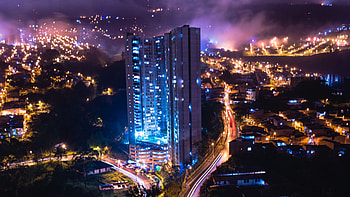Cities, Structure, Night City, City Lights HD wallpaper