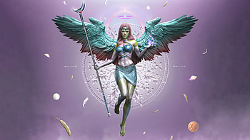 Angel Of Aether, angel, artist, artwork, digital-art HD wallpaper