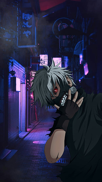 Tokyo Ghoul, trending, neon, christmas, anime HD phone wallpaper