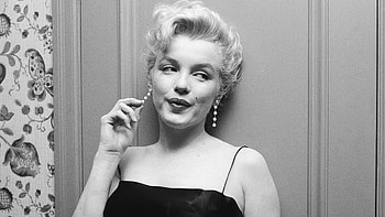 Bus Stop press conference 1956, Marilyn Monroe HD wallpaper