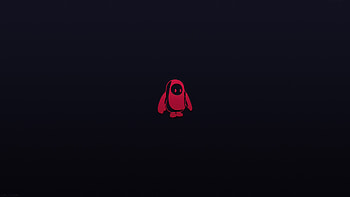 Fall Guys Minimal Red, fall-guys, games, ps5-games, pc-games, 2023-games, minimalism, minimalist, deviantart HD wallpaper