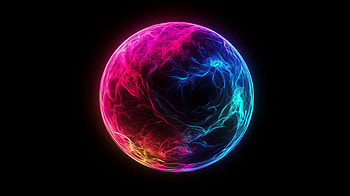Colorful Circle : A Vibrant Sphere of Light, colorful, circle HD wallpaper