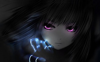 Anime girl pink eyes, eyes, girl, pink, anime HD wallpaper
