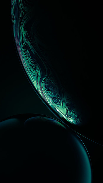 Abstract dark green 11 Pro Max HD phone wallpaper