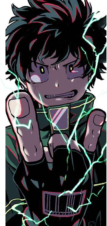 Izuku Midoriya: Electric Resolve — MHA , Izuku Midoriya, Anime, My Hero Academia HD phone wallpaper