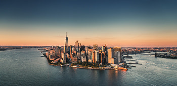 Manhattan skyline, Museum of Jewish Heritage, Lower Manhattan HD wallpaper