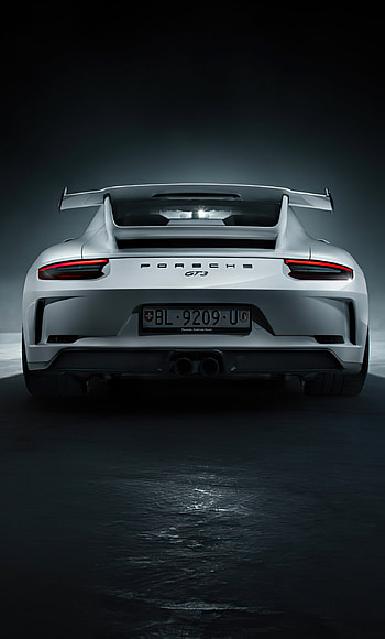 Rear view, Porsche 911 GT3 RS, , 6 HD phone wallpaper