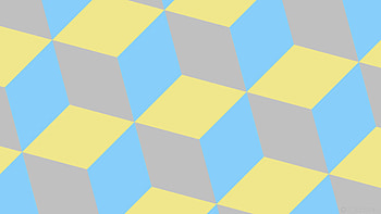 blue grey yellow 3d cubes khaki silver light sky blue HD wallpaper