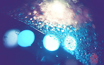 Abstract, Drops, Lights, Macro, Pattern, Blur, Smooth HD wallpaper