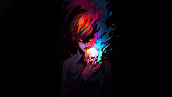 Light Yagami From Death Note, light-yagami, death-note, anime, artist, artwork, digital-art, dark HD wallpaper