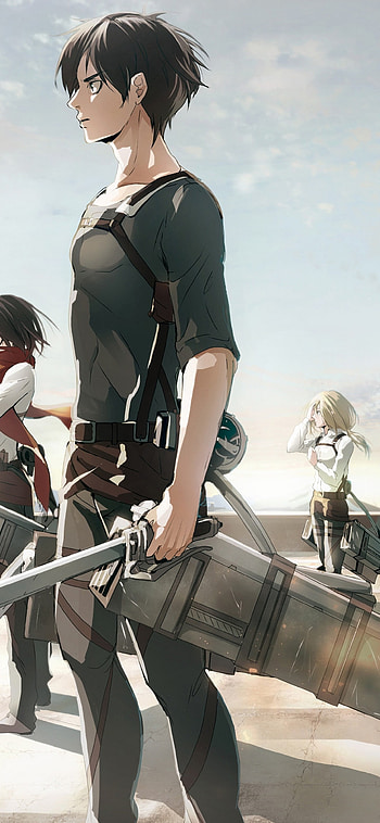 Attack on Titan, Levi x Eren , Emotional connection, Captivating duo HD phone wallpaper