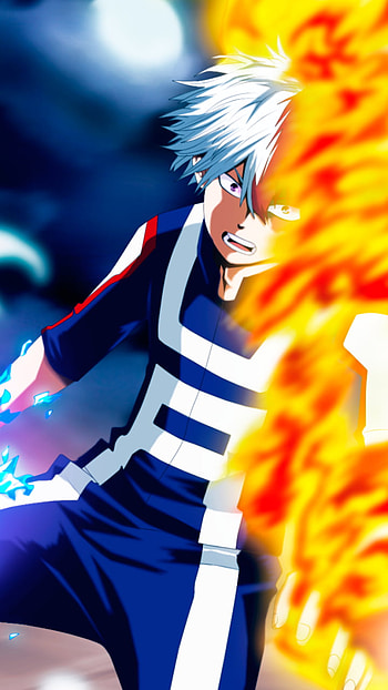 Shoto Todoroki, Anime, My Hero Academia HD phone wallpaper
