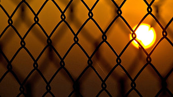 Sunset, Sun, Macro, Shine, Light, Bright, Grid HD wallpaper