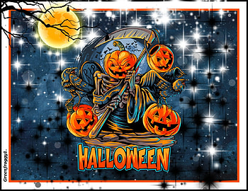 HALLOWEEN, ART, ABSTRACT, HAPPY HD wallpaper