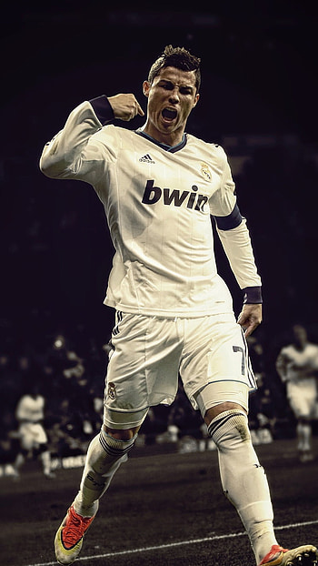 Cr7, White Jersey, Sports, Football HD phone wallpaper