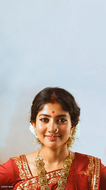 Saipallavi, body_jewelry, sari HD phone wallpaper