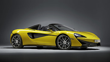 McLaren, car, yellow, drive HD wallpaper
