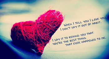 Happy Valentine's day!, blue, words, valentine, pink, day, love, red, happy, heart HD wallpaper