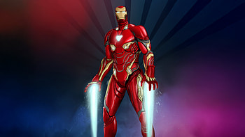 Iron Man Hero Rise, iron-man, superheroes, artwork, digital-art, art, artstation HD wallpaper