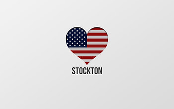 Stockton travels, I Love Stockton , American cities, High-quality resolution HD wallpaper