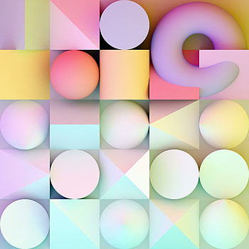 Solid colors, geometrical shapes, pattern HD phone wallpaper