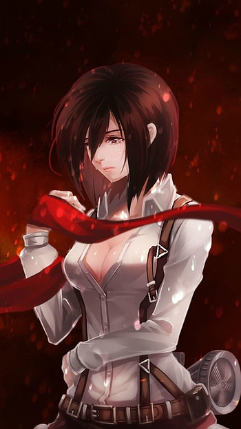 Mikasa Ackerman Flame - Attack on Titan Anime , Mikasa Ackerman, Anime, Attack on Titan HD phone wallpaper