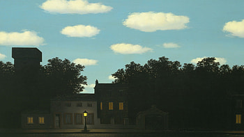 The Empire of Light II, Magritte HD wallpaper