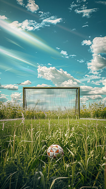 Goal Field Glory - This Soccer !, soccer, ball, field HD phone wallpaper