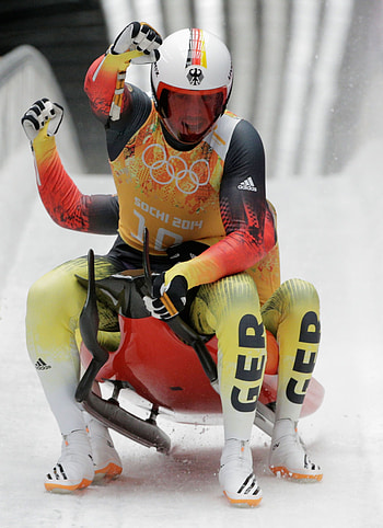 Tobias Wendl and Tobias Arlt, Luge HD phone wallpaper