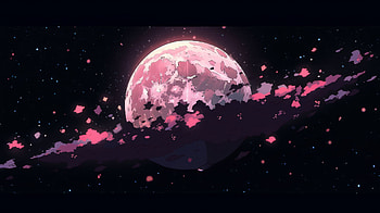 Mystical Moonrise, Sci Fi, moon HD wallpaper