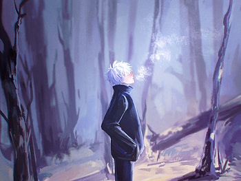 Satoru Gojo, Satoru Gojo, Anime, Jujutsu Kaisen HD wallpaper