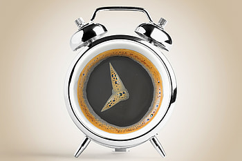 Coffee, Miscellanea, Miscellaneous, Drawing, , Foam, Alarm Clock HD wallpaper