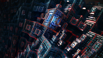 3D Cubes HD wallpaper