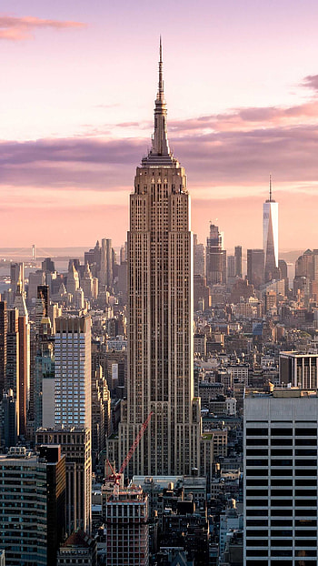 Empire State Building, inspiration, Architectural beauty HD phone wallpaper